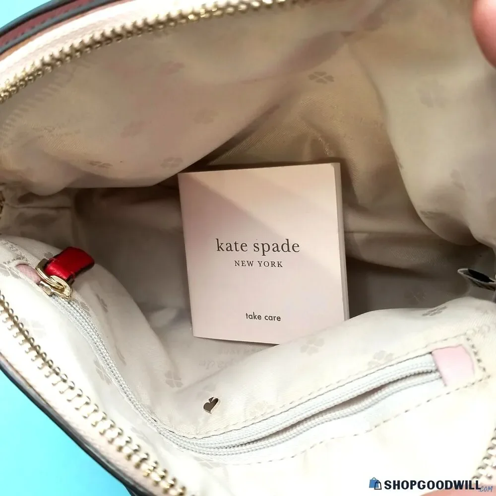 Kate Spade Spencer Dome Saffiano Leather Crossbody Bag